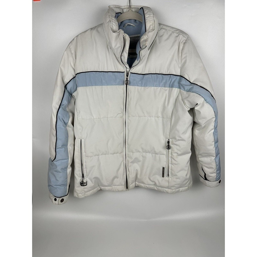 Zero Xposur Ski Jacket Womens Medium Zip Hooded Winter Coat Snowboarding